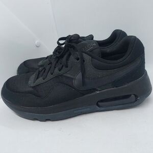 Nike Air Max Motif Low Sneakers Black Anthracit Lace-Up Youth Size 6Y DH9388-003